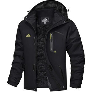 ❤️ Men's Water Resistant Fleece Lined Mountain Windproof  Warm Snow Ski Jacket